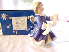 Weihnachtsengel mit Notenblatt, Spieluhr, Magical Christmas, Göbel, Orig.karton