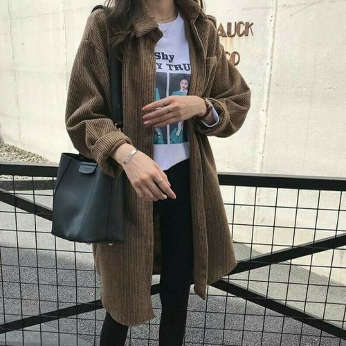 Damen cord jacke strickjacke - cord,