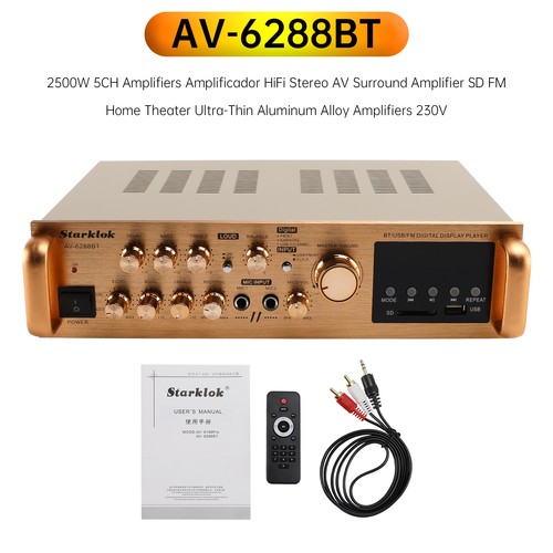 2500w 5ch amplifier - 2500w,