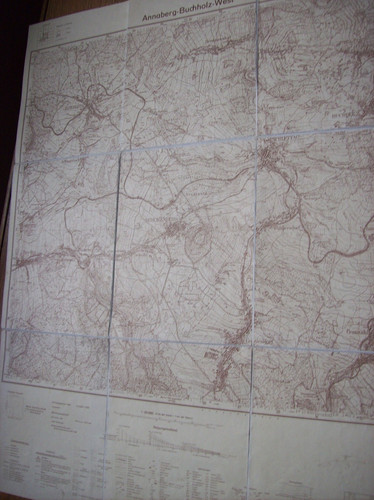 Topographische karte 1 - karte,