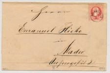 ÖSTERREICH 1874 5Kr Brief