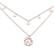 DAMEN SCHMUCKSET PLÄTTCHEN +