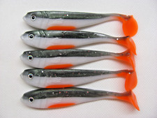 SET - 5 AEW GUMMIFISCHE UKEL 90 HECHT ZANDER BARSCH KÖDER LIEBLINGSKÖDER WOBBLER