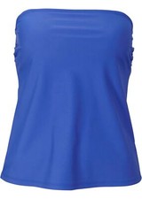 Tankini Oberteil Langgröße Gr. 42 Edelsteinblau Tankinioberteil Schwimm-Top Neu