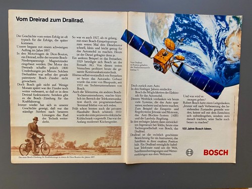 100 jahre bosch vom - jahre, dreirad