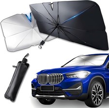 Sonnenschutz Auto Frontscheibe Innen 135 x 73 cm - UV - Hitzeschutz, Faltbar