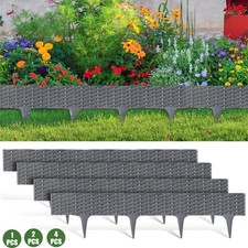 Rattanpalisade rasenkante - rattanpalisade,