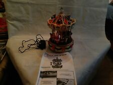  CHRISTMAS MAISTO Karusell Spieluhr Musik beleuchtet  Weihnachten ca 20 x 32  cm