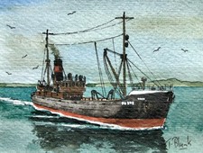 ORIGINAL AQUARELL -