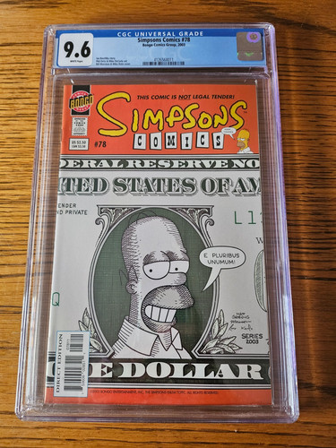 Simpsons comics cgc 6 - comics, 78