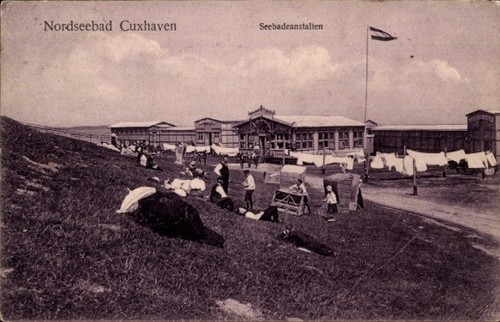 Nordseebad cuxhaven - ak,