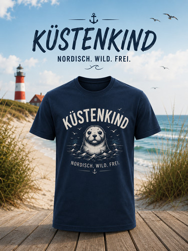 Küstenkind shirt nordisch - t-shirt,