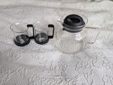 2x Bodum Glas * Glas Kanne Tee 