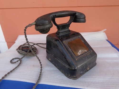 Altes kurbeltelefon 50er - altes, ca.