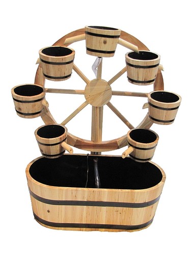 Holz gartenbrunnen modell - holz,