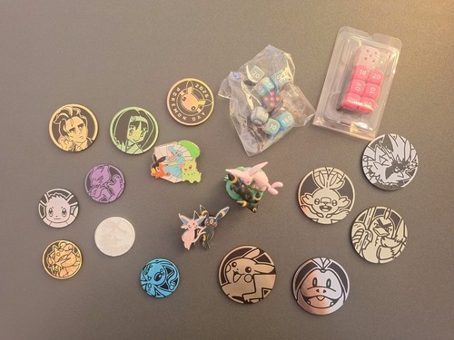 Pokemon pins coins - coins, figuren