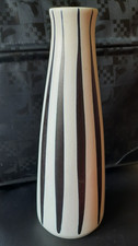 Keramik Vase schwarz/weiß