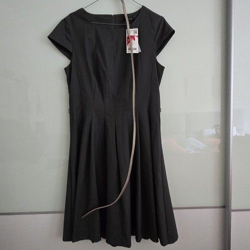 Damen sommerkleid khaki 42 - damen-sommerkleid,