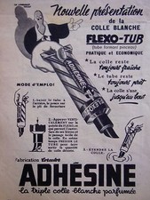 WERBUNG FLEXO-TUBE KLEBER LA