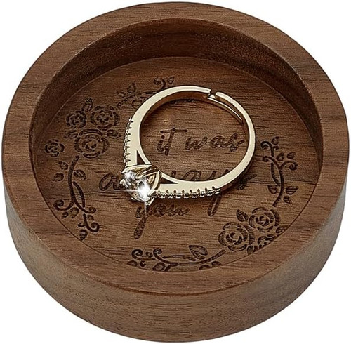 Ring box holz - box, ringhalter