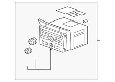 Genuine Honda Tuner Assy. Auto
