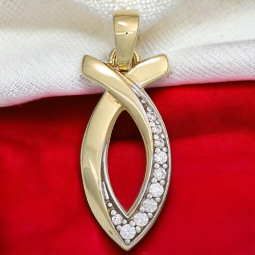 Anhänger ichthys fisch 333 - ichthys,