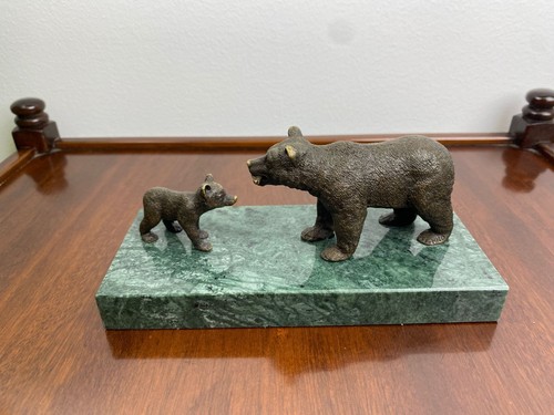 Bronze skulptur bär - skulptur, mit
