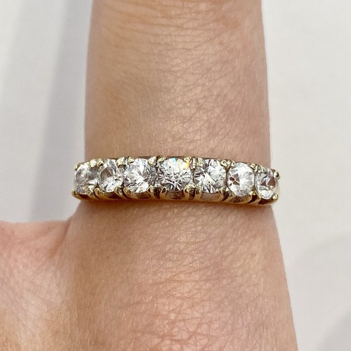 Halb eternity ring cz - ring, 7