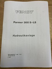 Fendt Farmer 300, Erläuterung Hydraulikanlage, von 1981, Kopie, 11 Seiten