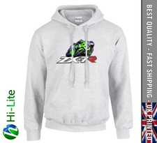 H95 Kawasaki ZX7-R Inspiriert Kapuzenpullover Grau Toller Vater Herren Geschenk