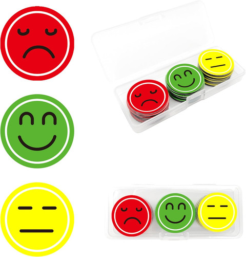 Stück smiley magnete - stück, smiley-magnete