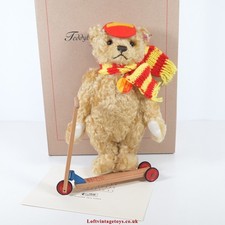 Steiff Teddybar Mit Holzroller