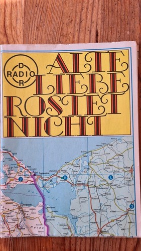 Old map radio gdr - old,