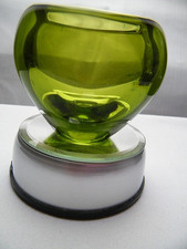 Holmegaard Vase oliv grün