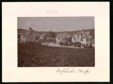 Ansicht Bad Elster, Blick in die Roßbacher Straße mit Pension Zeppelin und Rose 