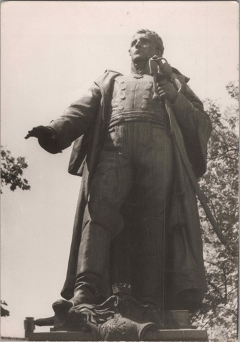 Alte fotopostkarte denkmal - alte,