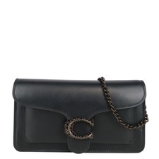 Coach Damen Tasche Umhängetasche Schwarz Leder Ledertasche Crossbody Bag Klein