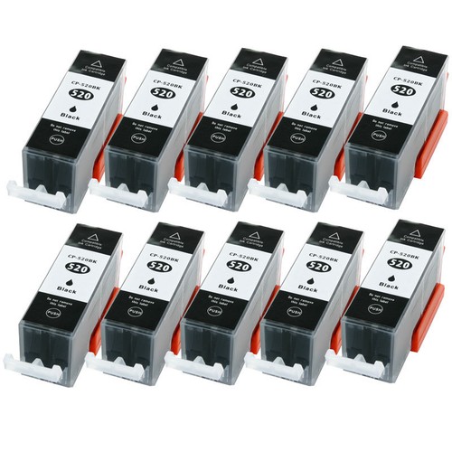 Tintenpatronen black chip - 10, +