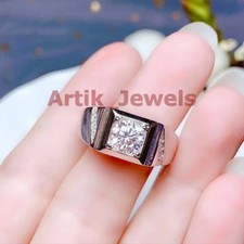 Moissanit Mit Weiß Vergoldet