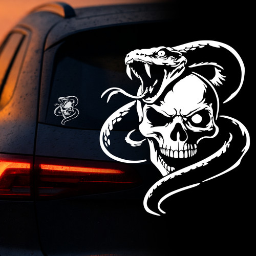 Auto aufkleber totenkopf - aufkleber, mit