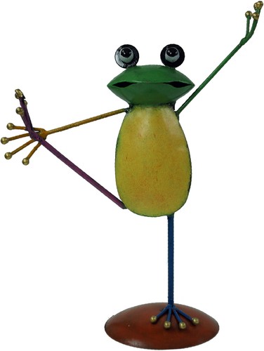 Deko frosch yogafrosch aus - deko,