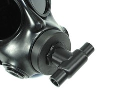 Gasmasken T-Adapter auf Ambu