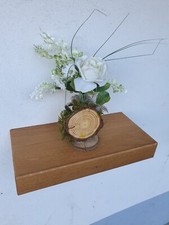 Wandregal mit Geheimfach Eiche natur