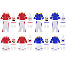 Kinder Prinz Outfit Band Jacke Mit Hose Hut Golfes Set Zirkus Gardeuniform Punk