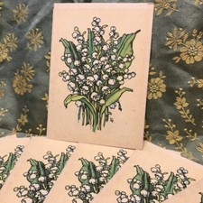 Postkarte schneeglöckchen - postkarte,