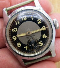 Militär Uhr, Military Watch, mechanisch imperméable incabloc, Armbanduhr vintage