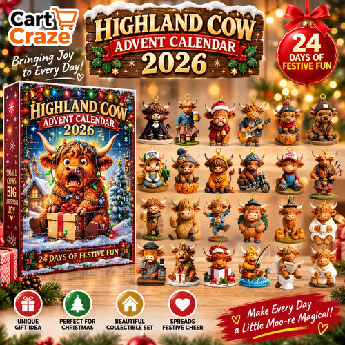 Highland cow weihnachten - cow,
