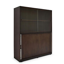 Aktenschrank restauriert um 1980 Büroschrank Schiebetüren Vitrine Büro Vintage