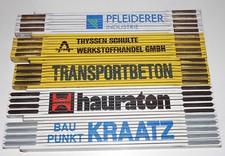 5x2m  Zollstock, Metallgelenk, recht gut erhalten (E)