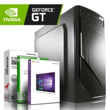 EXO GAMING PC AMD X4 950 Quad 8GB DDR4 128GB SSD GT 710 2GB Windows 10 Computer